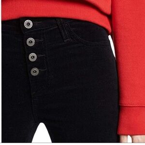 AG Adriano Goldschmied Isabelle High-Rise Button-Up Straight Crop 29R